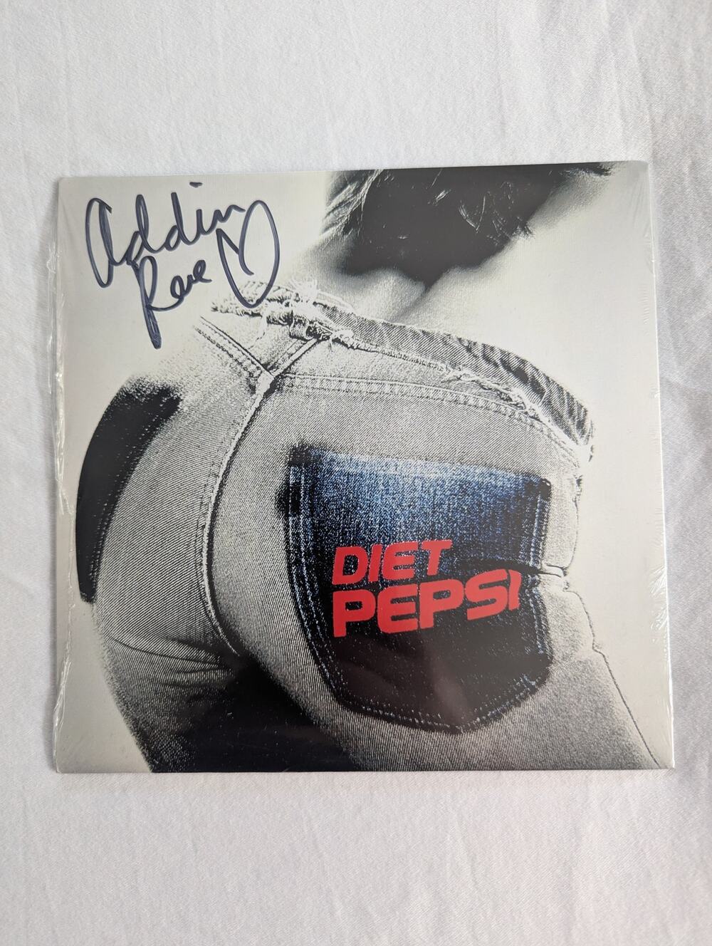 Addison Rae Diet Pepsi Vinyl Hand Signed Cover Single 7" New Sealed Autograph